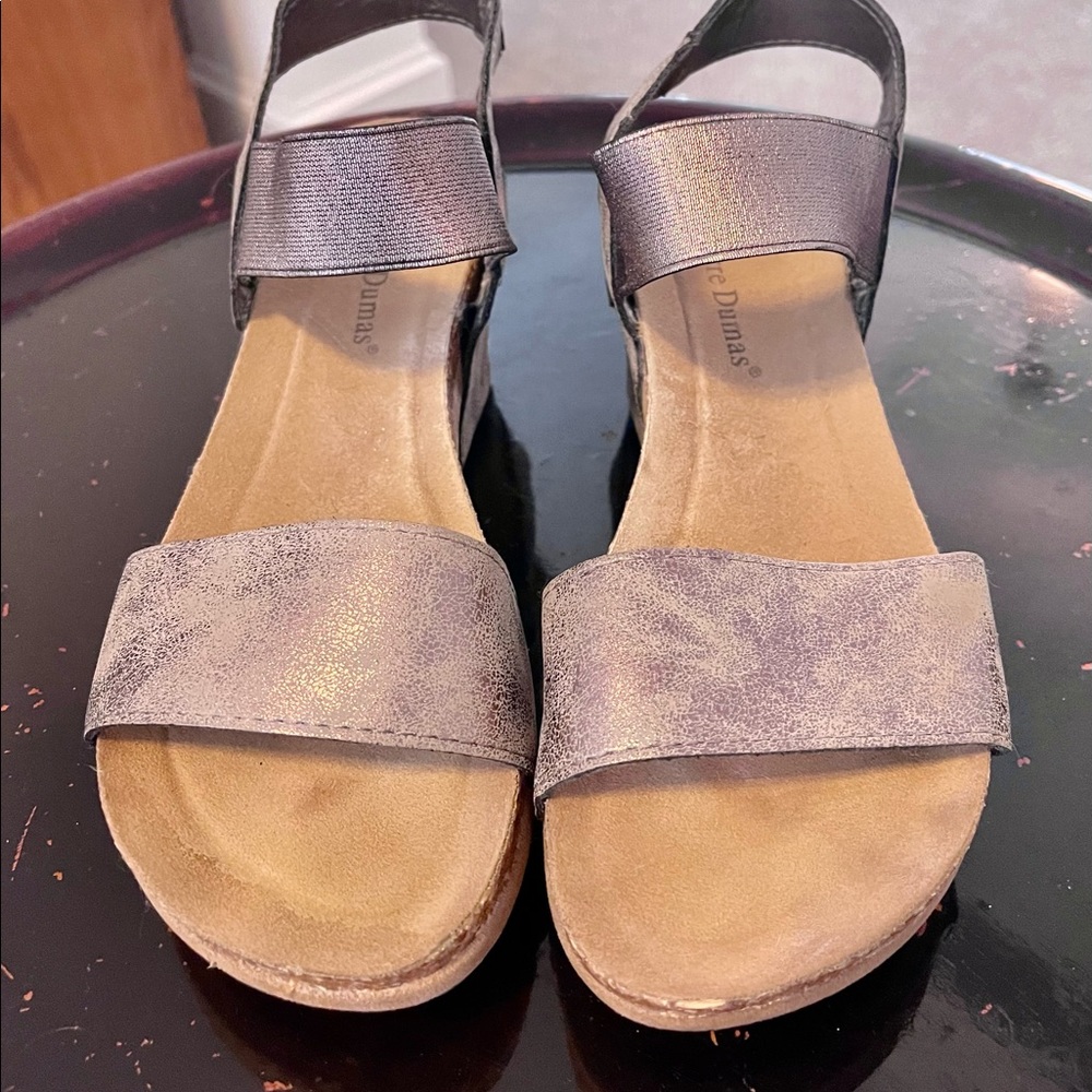 Pierre Dumas Women Low Wedge Buckle & Padded Insole Chantal